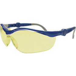 Lunettes de protection ergonomique jaune EN 166F UPIXX 26751