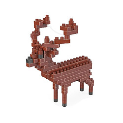 Wewoo Jeu construction DIY Sika Cerf Motif En Plastique Particule De Diamant Building Block Assemblé Jouets