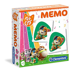 Clementoni 18049 Memo Game-44 Cats Multi