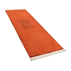 Vidal Tapis de couloir en laine 236x81 rouge Darya