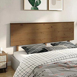 Avis vidaXL Tête de lit Marron miel 204x6x82,5 cm Bois massif de pin