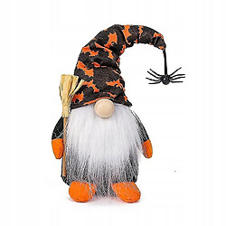 Universal Halloween Gnome Wizard Spider Pelcia ornements