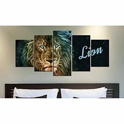 Paris Prix Tableau Imprimé Gold Lion 100 x 200 cm