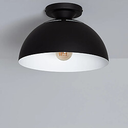 Ledkia Plafonnier Aluminium Deméter Noir