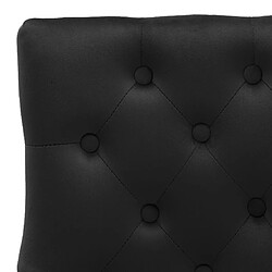 Acheter vidaXL Chaise de salle à manger Noir Velours