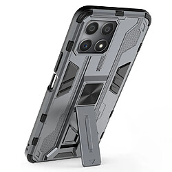 Coque en TPU anti-rayures avec béquille pour votre Honor X30i - gris