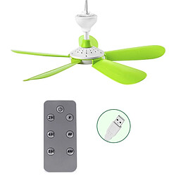 Universal Ventilateur de plafond USB télécommandé 5W Refroidisseur d'air ventilateur USB Lit Camping Extérieur Suspension Terrasse Suspension Ventilateur 2.4M 19QE |