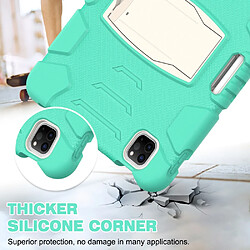 Coque en TPU + silicone anti-chute menthe verte pour votre Apple iPad Pro 11 pouces (2021)/(2020)/(2018)/Air (2020)