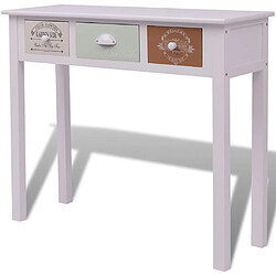 Maison Chic Table console | Meuble d'entrée | Table d'appoint en style fran?ais Bois -GKD76004