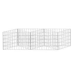 Avis vidaXL Panier de gabion Acier galvanisé 120x30x50 cm