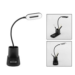 Acheter Lampe De Bureau à LED Avec Chargement Sans Fil à Intensité Variable Lampe De Bureau De Lecture Attentionnée, Noire