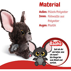 Acheter NICI- Doudou-Peluche GLUBSCHIS Chauve-Souris Baako 15cm, avec des Grands Yeux Scintillants, 45552