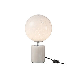 Dansmamaison Lampe Dany Taches Sur Pied Verre Blanc