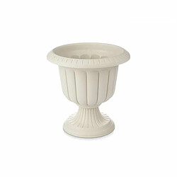 Ibergarden Cache-pot Verre Beige Plastique 35 x 34,7 x 35 cm (10 Unités)