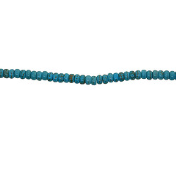 1 rangée de perles d'espacement turquoise en vrac pour la fabrication de bijoux en lits de boulier