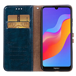 Acheter Wewoo Housse Coque Étui en cuir à rabat horizontal pour Huawei Y6 2019 / Honor 8A avec support et fentes cartes et portefeuille bleu