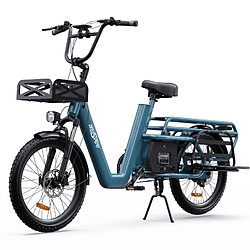 Vélo Électrique ONESPORT OT01 - Moteur 650W Batterie 48V27AH Roues de 20 Pouces Freins à Disque Hydraulique - Bleu pas cher