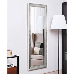 Beliani Miroir BUBRY 130 cm Argenté