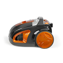 Livoo Aspirateur Sans sac Orange 500W Design Capacité 3.5l Combi Brosse Rayon 8.5m Filtre à air HEPA ORANGE/NOIR