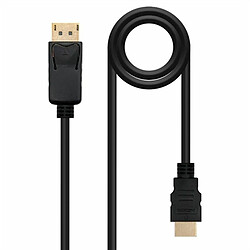 Câble DisplayPort vers HDMI NANOCABLE 10.15.4310 Noir 10 m