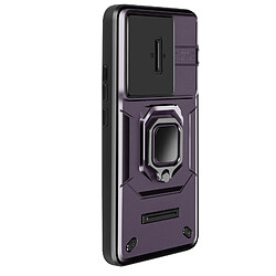 Avizar Coque pour Xiaomi 13T et 13T Pro Bague Support Cache Caméra Coulissant Violet