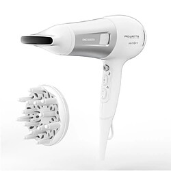 ROWENTA CV5930F0 Seche Cheveux POWERLINE 6 réglages vitesse/température - Blanc et argent 