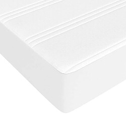 Maison Chic Matelas de lit à ressorts ensachés, Matelas doux Blanc 160x200x20 cm -GKD87988 pas cher