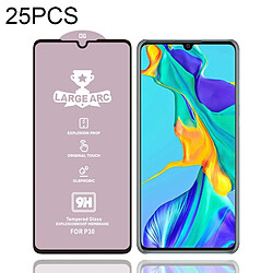 Wewoo Film de verre trempé Pour Huawei P30 25 PCS 9H HD haute teneur en alumine plein écran