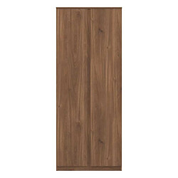 Dansmamaison Armoire 2 portes battantes Bois marron - QIZ