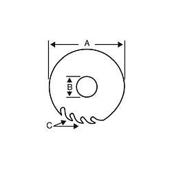 Bahco - Lame de scie circulaire à denture trapézoïdale 216 mm 48 dents pour aluminium et plastique - 8501-18S