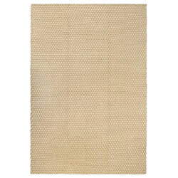 vidaXL Tapis rectangulaire Naturel 120x180 cm Coton