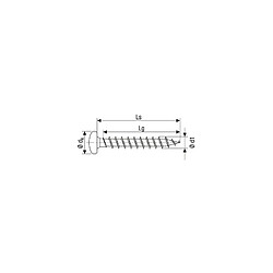 Vis bois aggloméré Spax tête ronde cruciforme Z