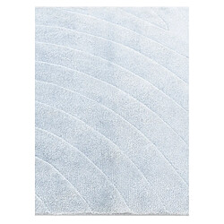 Vidal Tapis de couloir en laine 396x84 bleu Darya pas cher