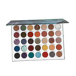 Avis 35Colors Palette De Fard à Paupières Longue Durée Cosmétique Style Hautement Pigmenté 1