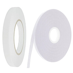 Ruban De Matelassage 2 Rouleaux Blanc Double Face Ruban Lavable 50 M 1,5 Cm 2,5 Cm