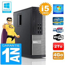 PC DELL 990 SFF Core I5-2400 Ram 4Go Disque 2 To Wifi W7 - Occasion