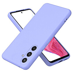 Htdmobiles Coque pour Samsung Galaxy S24 5G - housse etui silicone gel fine + film ecran - MAUVE