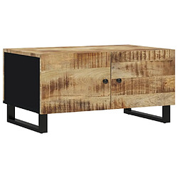 Maison Chic Table basse,Table Console Table d'appoint, Table pour salon 80x50x40 cm Bois de manguier solide et d'ingénierie -MN31939