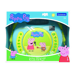 Lexibook Lecteur CD portable avec 2 microphones Peppa Pig