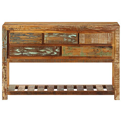 vidaXL Buffet 120x30x75 cm Bois de récupération solide