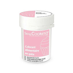 Scrapcooking Colorant alimentaire en pâte 20 g - Rose bonbon