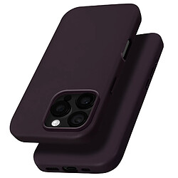 Avizar Coque MagSafe pour iPhone 16 Pro en Cuir Vegan Haute Qualité Violet