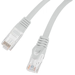 Lanberg Câble réseau Ethernet UTP gris Cat.6 1 m PCU6-10CU-0100-S