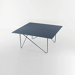 Inside 75 Table basse SHAPE acier couleur bleu