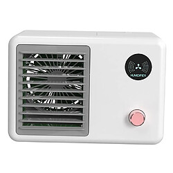 Personnels Refroidisseur D'air, 3-en-1 Silencieux Rétro Portable Mini Climatiseur, 400ml Par Évaporation Refroidisseur D'air Humidificateur