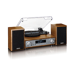 Acheter Lenco Ensemble stéréo HiFi avec platine vinyle,radio DAB+/FM et Bluetooth® MC-160WD Bois