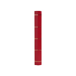 Ac-Deco Album de timbres en simili-cuir 64 pages - 22,5 x 30,5 cm - Rouge pas cher