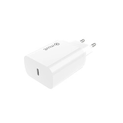 Muvit Chargeur Secteur USB-C 30W Plastique Recyclé Blanc