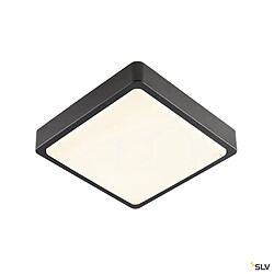 Applique et plafonnier extérieur SLV AINOS, carré, anthracite, LED, 17W, 3000K/4000K, IP65