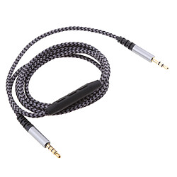 Avis Câble Audio Stéréo Jack 3.5mm Mâle à Mâle Cordon Adaptateur en Nylon Tressé Universel pour Smartphone, MP3, Tablettes